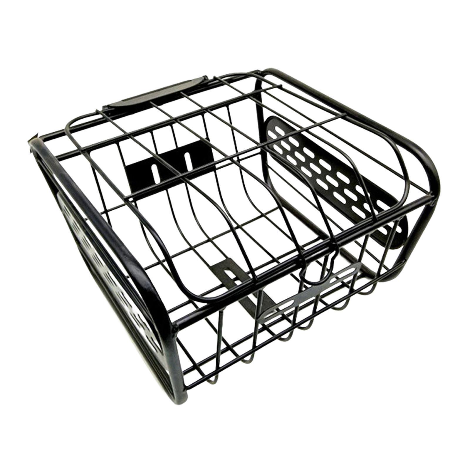 Bike Front Basket Hollowed Easy Installation Portable Sundries