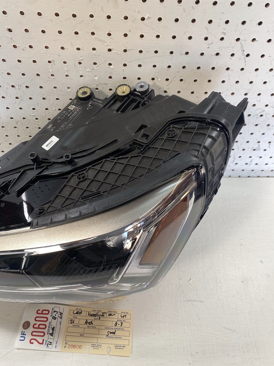 2019 2024 AUDI Q3 LEFT SIDE LED HEADLIGHT LAMP OEM 83A 941 033 B