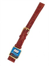 VINTAGE UNWORN GENUINE CITIZEN 14MM BROWN LEATHER WATER RESISTANT WATCH BAND