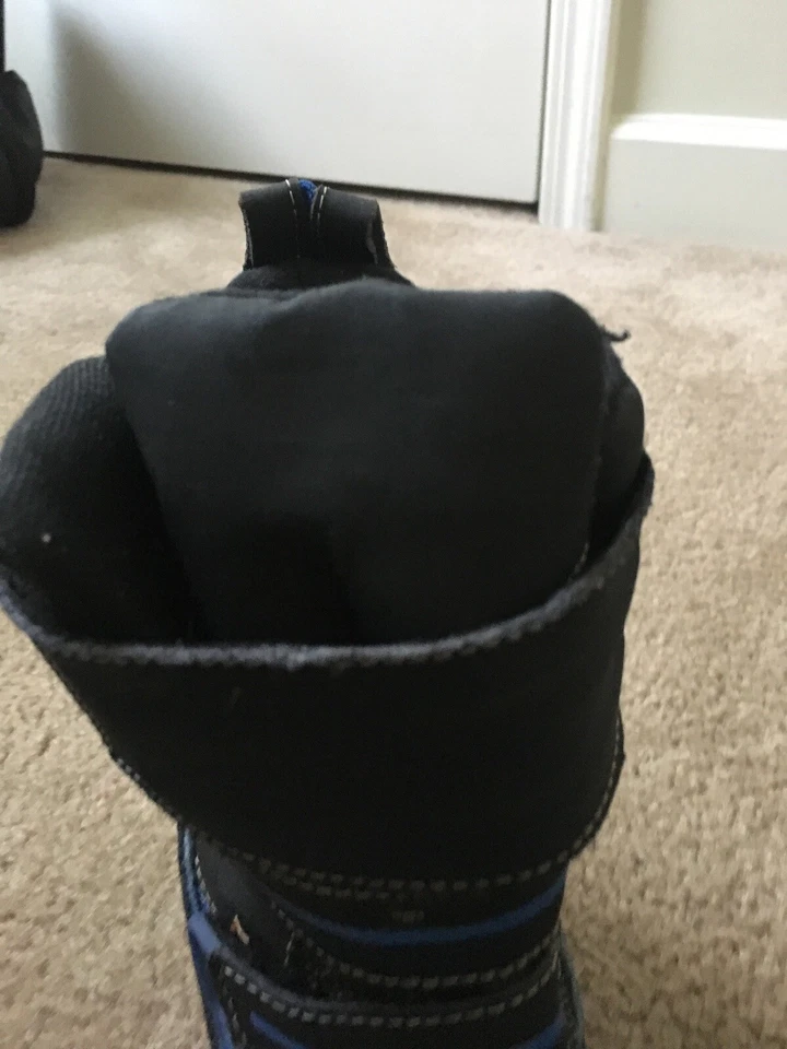 Totes Niños Pequeños Botas Negras y Azules Invierno Senderismo Informales Talla Desconocida Foto 3 de 4