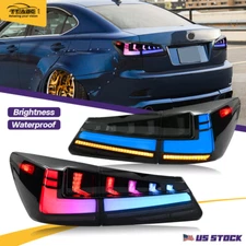 TT-ABC RGB LED Tail lights for 2006-2012 Lexus Sedan IS250 IS350 ISF Rear Lights