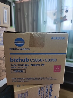 Genuine Konica Minolta TNP48M Magenta Toner for Bizhub C3350 C3850