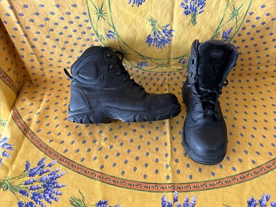 HyTest Carbon Fiber Toe Met Safety Work Lace Up Boots Men display picture 2