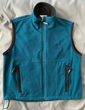 Vintage Pearl Izumi Fleece Vest Mens S Aqua Blue VNICE Made In USA