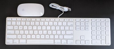 【新品未開封】Apple 純正　Keyboard　A1243 シュリンク付き Apple A1243 Wired USB Keyboard & A1296 Wireless Multi-Touch Laser