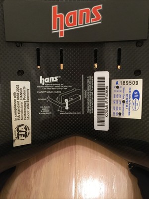 Pro Carbon Fiber Hans Device With Current Certification 20 Medium 