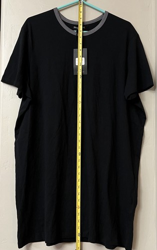 Brave Soul London Men’s Black T-Shirt Plus Size 20 - Picture 5 of 8