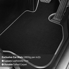 To fit Honda Legend 4th gen 2004-2012 Black Tailored Car Mats [FMB]