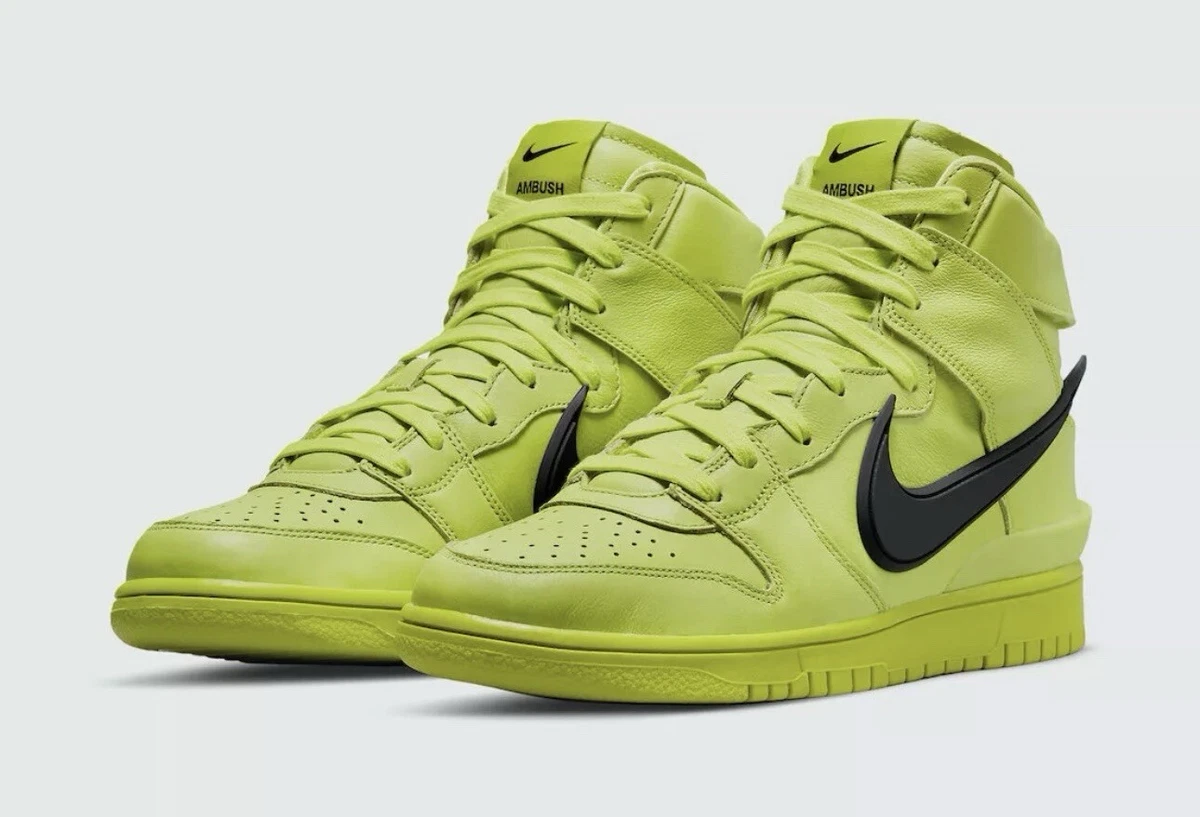 Nike AMBUSH x Dunk High Flash Lime for Sale | Authenticity