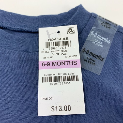First Impressions Baby Boys LOT OF 2 Long Sleeve T-Shirt 6-9M - Picture 3 of 6