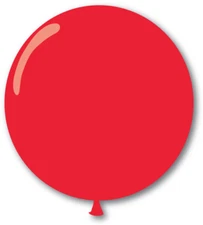 1(one)  36" Giant Large Latex Exterior Balloon Red