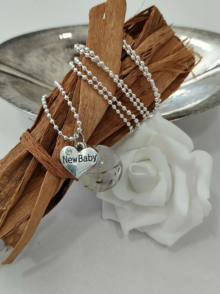 Collana chiama angeli donna collana mamma bigiotteria donna fatta a mano fiori - Immagine 4 di 4