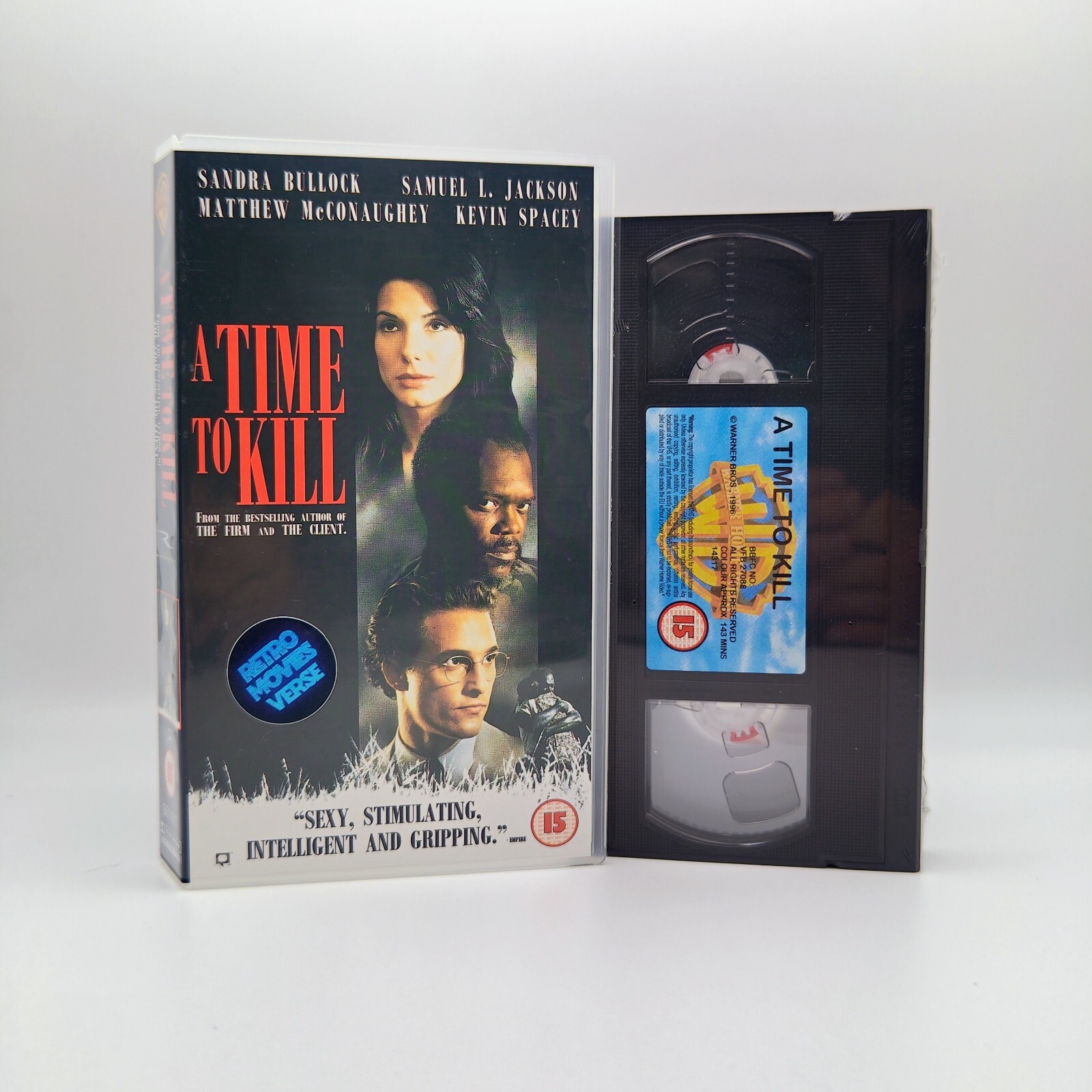 A Time To Kill VHS New and Sealed Video Tape Sandra Bullock Samuel L (1998)