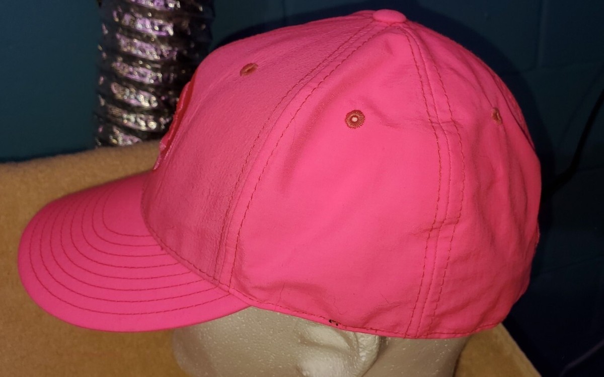 Chicago Cubs Bear Hat Fitted Baseball Dark Pink American 