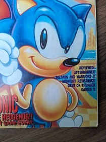 Mean Machines #8 Magazine - Sega UK - 1 of the 1st Sonic the Hedgehog Previews!