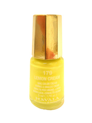 MAVALA 5 ml Mini Nagellack Lemon Cream Zitronengelb Gelb Delicious Colors 179