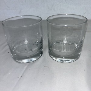 Set of 2 Southern Comfort Tumbler Rocks Etched Whiskey Cocktail Glasses