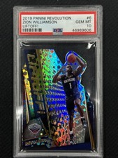 Zion Williamson 2019-20 Panini Revolution Liftoff Die Cut Pelican PSA 10 606 #6