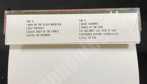 1975 Rainbow Ritchie Blackmore's Rainbow Taiwan 10 Tracks Cassette Tape W/Insert - Picture 8 of 18