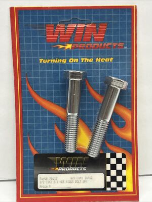 NOS PAUGHCO RISER BOLT MOUNT KIT CHROME  0.5  - 13  x 2.75  PART# F6617 Hex