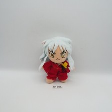 Inuyasha C1006 Bandai 2001 Mascota Correa 4" Peluche USADO BASURA Juguete Muñeca Japón