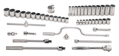 1/2''Drive 13-30mm &10-36mm 12-Point Sockets&Drive Tools Set Williams USA MSS-47F