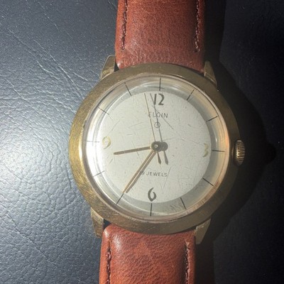 Vintage 1960s ELGIN  Flying Saucer  Wristwatch *RUNNING GREAT* 19 Jewels