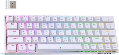 MAKULOLO CK61 60% Wireless Mechanical Keyboard Pudding Keycaps 61 Keys