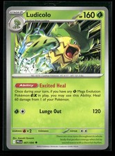 Ludicolo 007/094 Uncommon Phantasmal Flames Pokemon Near Mint