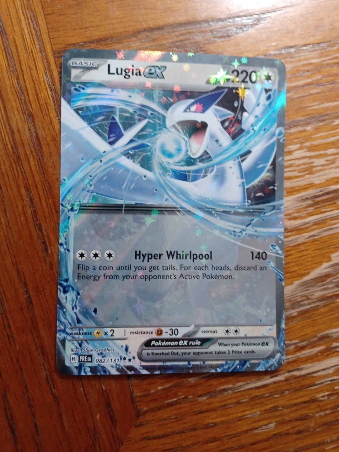 Regigigas 086/131 Sv: Prismatic Evolutions Lugia Ex 082/131 Pokemon Card -  Near Mint Prismatic Evolutions Double Rare Holo Lugia Ex Nm 082/131 Sv:  Prismatic Evolutions Pokemon Pack