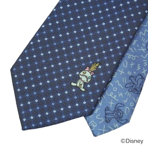 [Disney] Tie Lilo & Stitch Scrump Pattern Tie DW1433 Navy