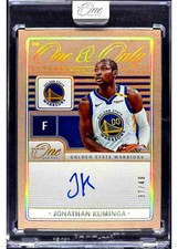 2024-25 Panini One And One Jonathan Kuminga The One & Only Auto /49