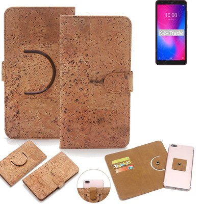 Wallet case für ZTE Blade A3 2020 Kork Schutz Hülle Walletcase Cover Tasche