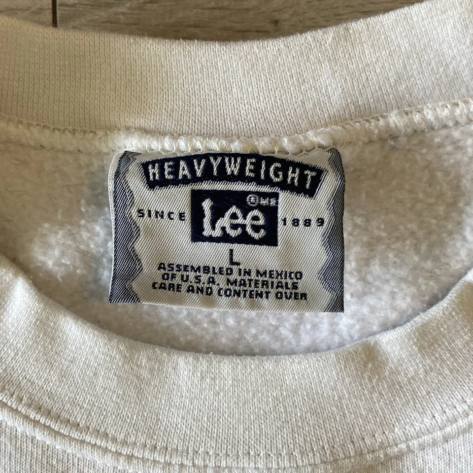 Sudadera promocional de programa de televisión años 90 Lee peso pesado L Foto 3 de 4