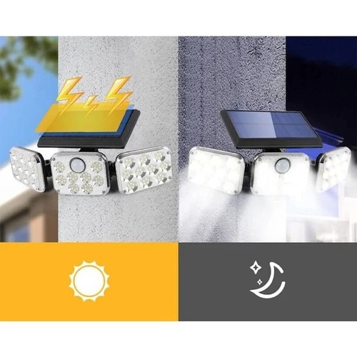 LED Solar Power PIR Motion Sensor Wall Lights Outdoor Garden Security Lamp -2025 - Picture 343 of 550