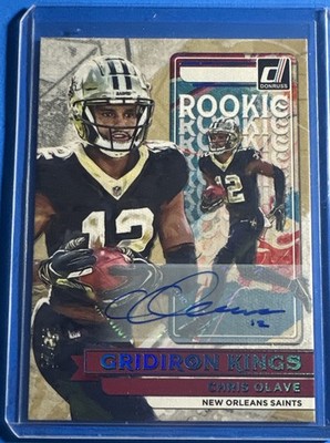 2022 Panini Donruss - Rookie Gridiron Kings Chris Olave #RGK-8 Autographs /25...