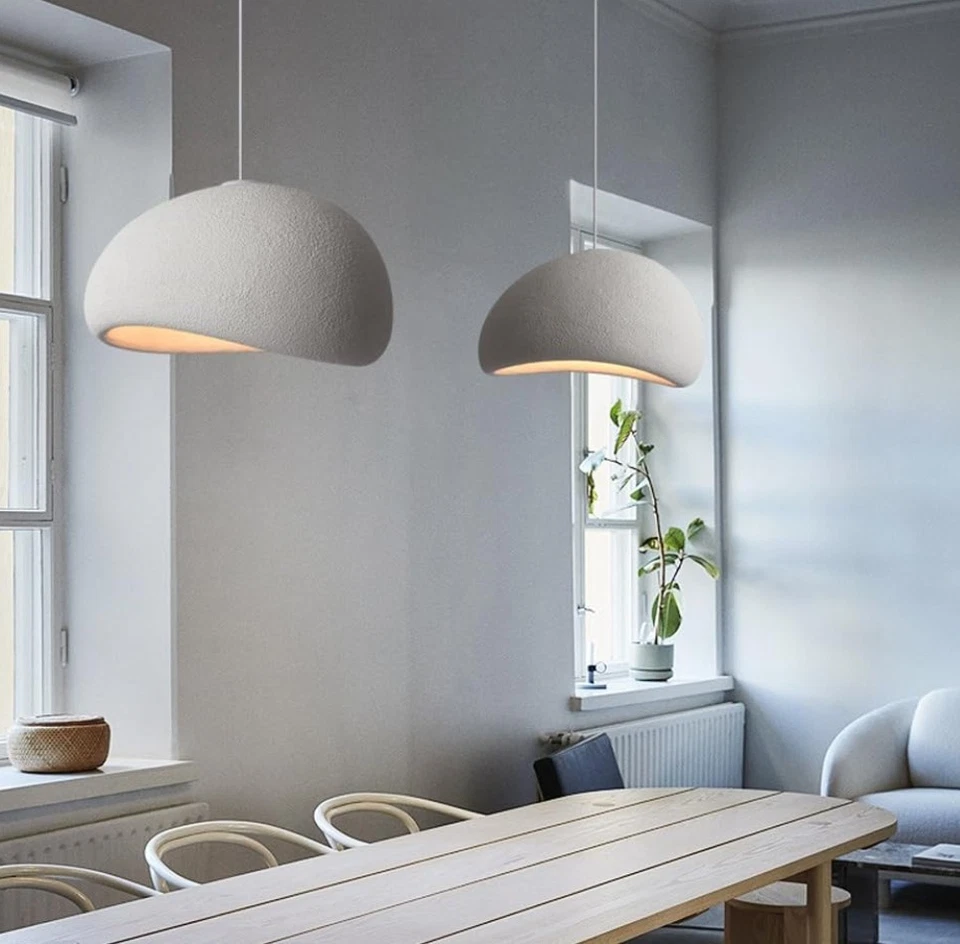 Lampadario a Sospensione E27 Design Giapponese 40/50/60CM Minimal Interno IP20 - Immagine 4 di 4