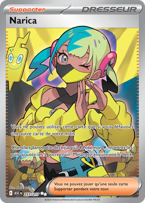 Pokemon Karte Narica 257/217 Ultra Rare Transzendente Helden
