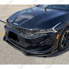 For 21-24 Kia K5 Gt-line Models Painted Black Front Bumper Lip Body Kit Spoiler For 21-24 Kia K5 Gt-line Models Painted Black Front Bumper Lip Body Kit Spoiler