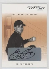 2005 Donruss Studio Auto Erick Threets #240 Rookie Auto RC