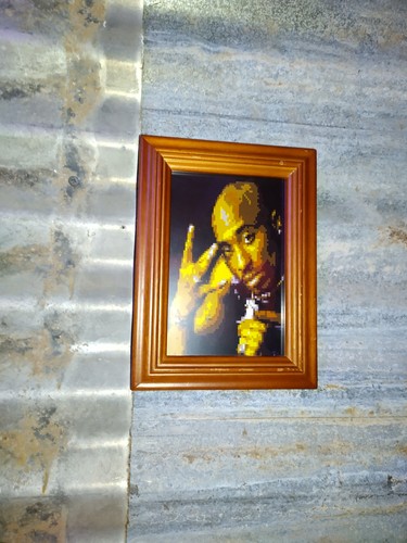 8 Bit 2pac Westside Framed Mini Art Print Lo-fi Pixel Art By Neon Nicho 