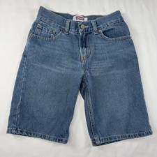 Levi Strauss 505 Shorts Boys 10 Regular Blue Jean Denim Levi's