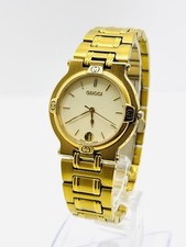 [Exc+5] Gucci 9200M 32mm Gold Dial Quartz Unisex Watch Japan