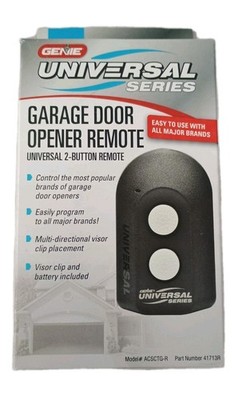 Genie Universal Garage Door Opener Remote, 2 Button, Model ACSCTG-R     (54)