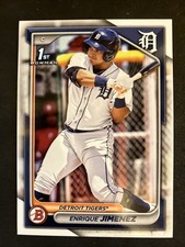 2024 Bowman 1st Prospects #BP-31 - Enrique Jimenez - Detroit Tigers