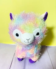 Llama Alpaca Stuffed Animal Peek A Boo Toys Pastel Rainbow Colors 12” Plush