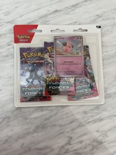 Pokémon TCG – Lot 3 Boosters Temporal Forces + Promo Cyclizar – Cartes ACE SPEC – Nouveaux Pokémon Ex