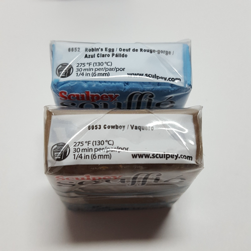 Lot 8 SCULPEY SOUFFLE Modeling Compound Clay 1.7oz Bars - 8 Different Colors NOS - Picture 3 of 6