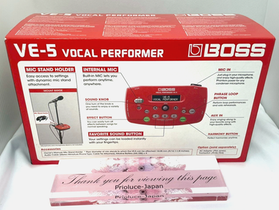 Boss VE-5 Vocal Performer - Red for sale online | eBay