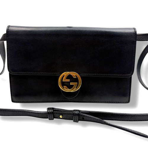 Gucci Interlocking Shoulder Wallet Bag Used From Japan - Bild 2 von 15